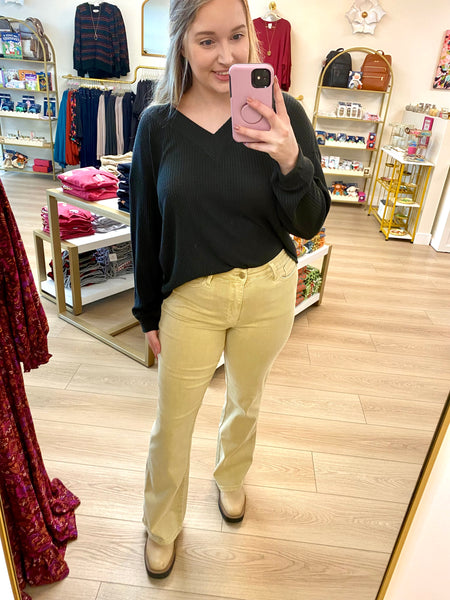 Judy Blue Khaki Slim Boot Cut Jeans
