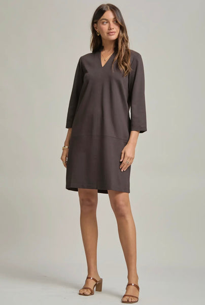 Chocolate Classic Collared Dress