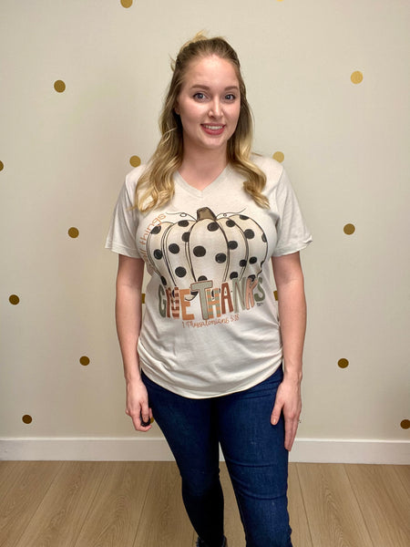 Give Thanks Pumpkin Tee