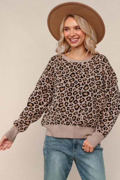 Savanna Style Leopard Pullover - Online Only!