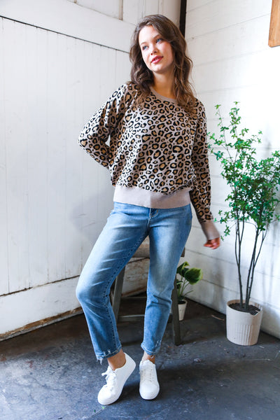 Savanna Style Leopard Pullover - Online Only!
