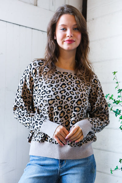 Savanna Style Leopard Pullover - Online Only!