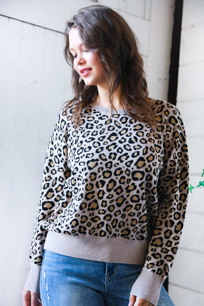 Savanna Style Leopard Pullover - Online Only!