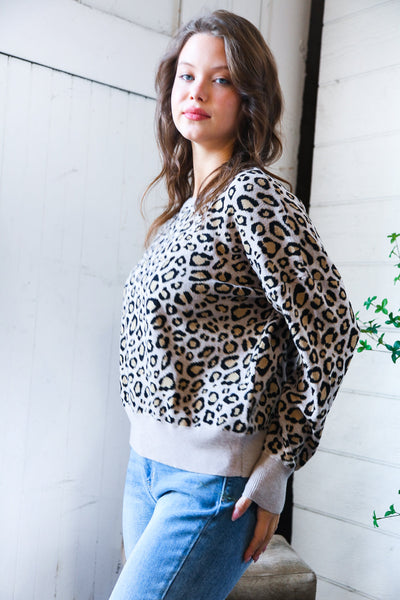 Savanna Style Leopard Pullover - Online Only!