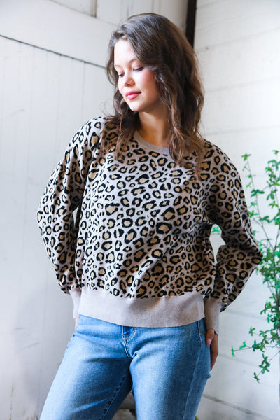 Savanna Style Leopard Pullover - Online Only!