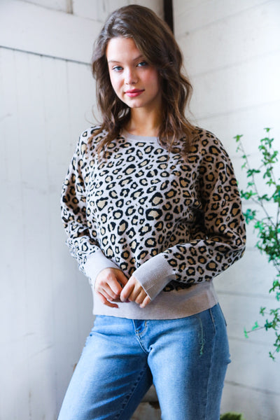Savanna Style Leopard Pullover - Online Only!