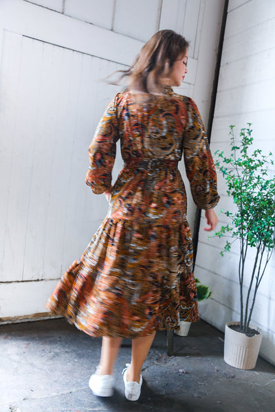 Golden Hour Glamorous Smocked Maxi Dress - Online Only!