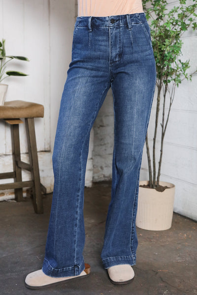 Trouser Bootcut Stretch Denim Jeans - Online Only!