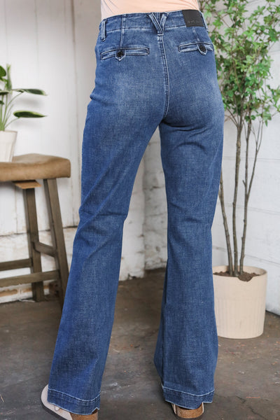 Trouser Bootcut Stretch Denim Jeans - Online Only!