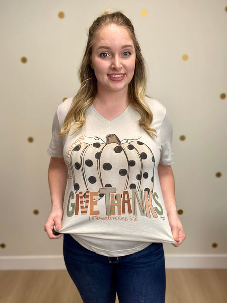 Give Thanks Pumpkin Tee