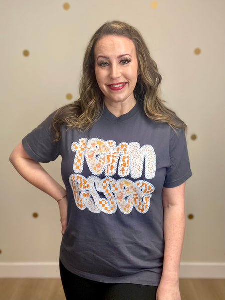 Tennessee Print Lace Tee