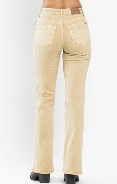 Judy Blue Khaki Slim Boot Cut Jeans