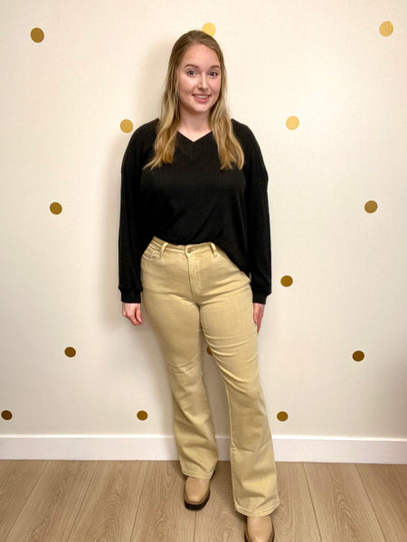 Judy Blue Khaki Slim Boot Cut Jeans
