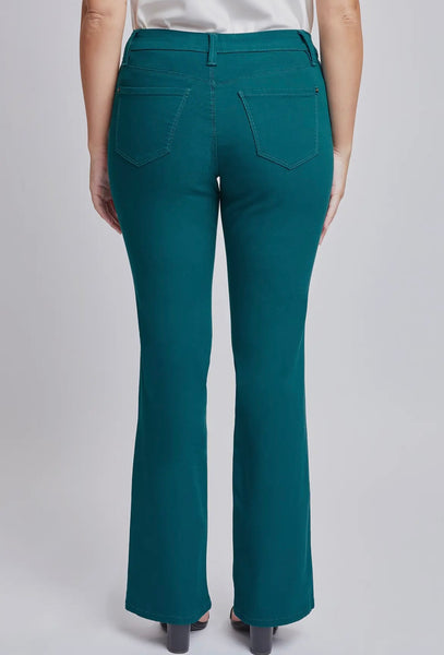 Emerald Hyperstretch Mid Rise Bootcut Pants