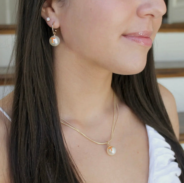 Tennessee Logo Pearl Necklace