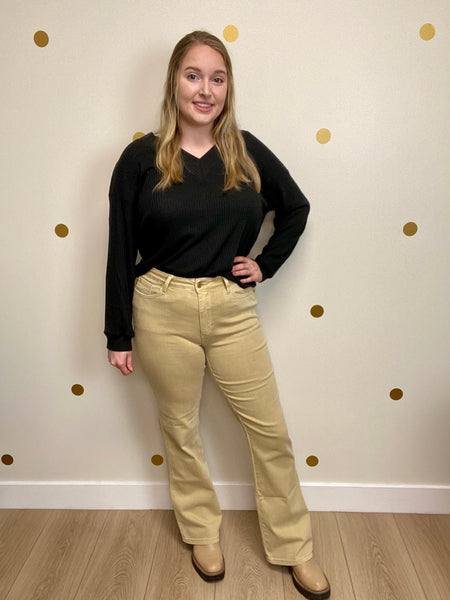 Judy Blue Khaki Slim Boot Cut Jeans