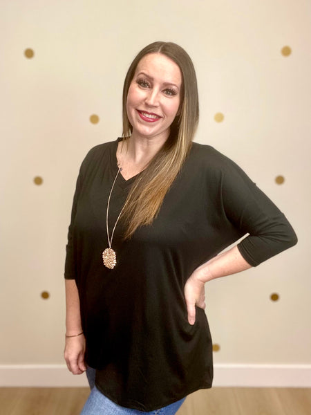 Black Oversized Tunic