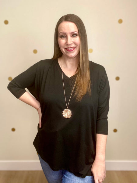 Black Oversized Tunic