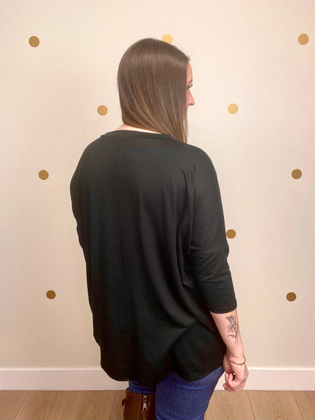 Black Oversized Tunic
