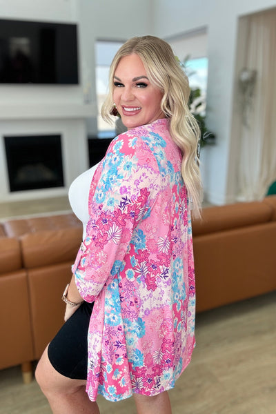Pink Patchwork Floral Cardigan - Online Only!