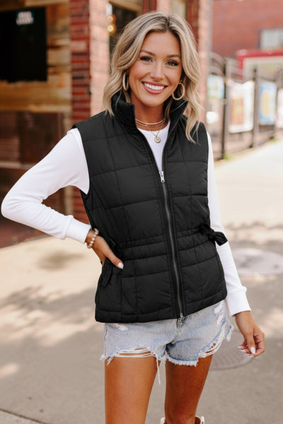 By the Campfire Cozy Black Vest - Online Only!