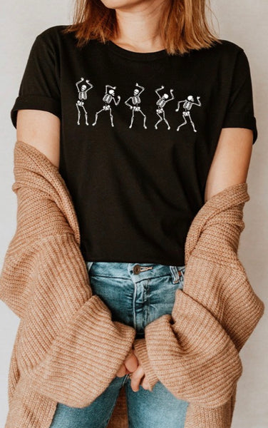 FINAL SALE Dancing Skeleton Tee