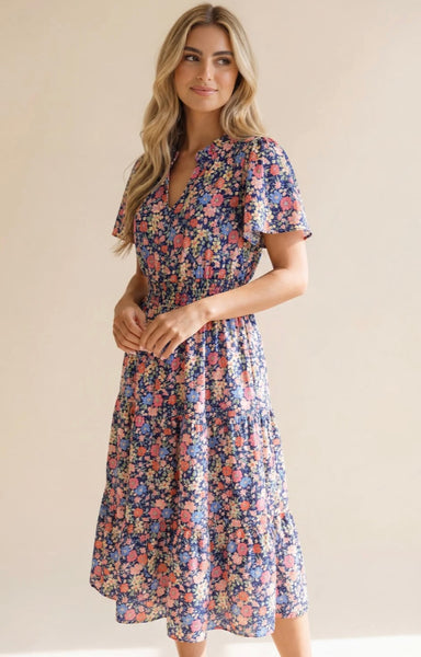 Multicolor Floral Dress