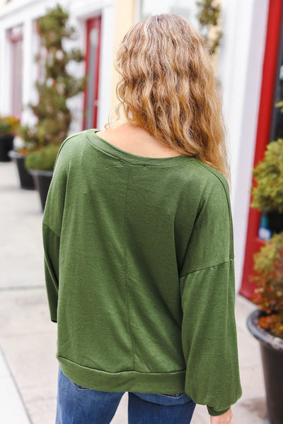 Be Merry Forest Green Nutcracker Sequin Hacci Top - Online Only!