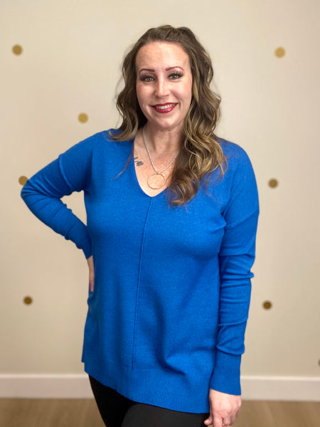 Blue Cozy Sweater