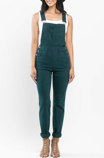 FINAL SALE Judy Blue Teal Overalls