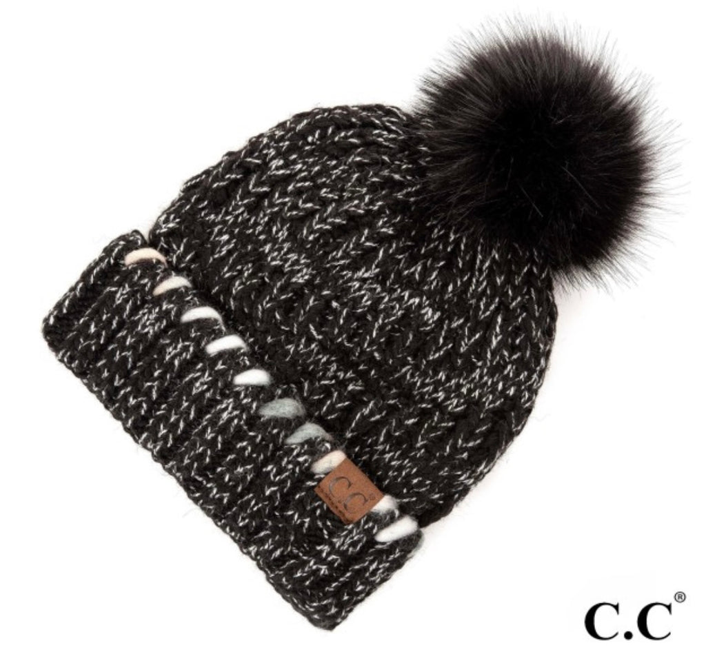 CC Beanie Black Ombre Beanie