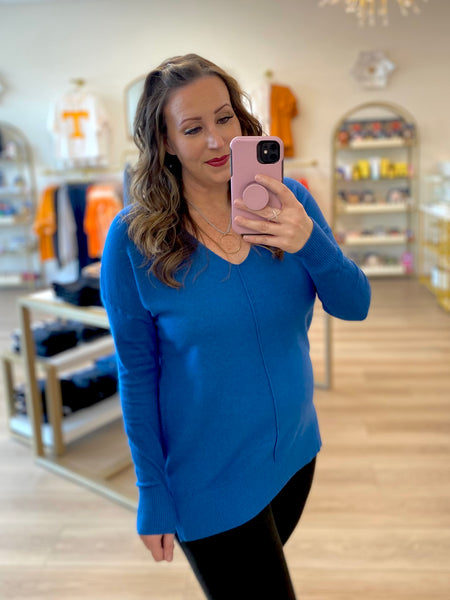 Blue Cozy Sweater