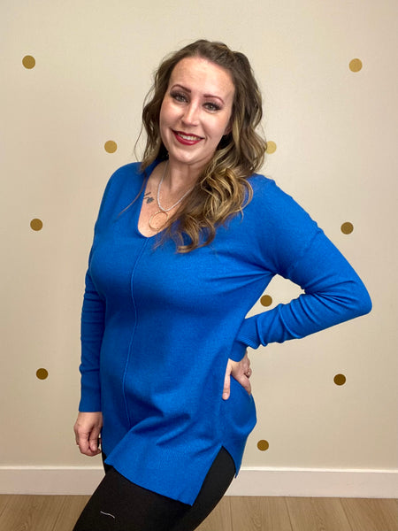 Blue Cozy Sweater