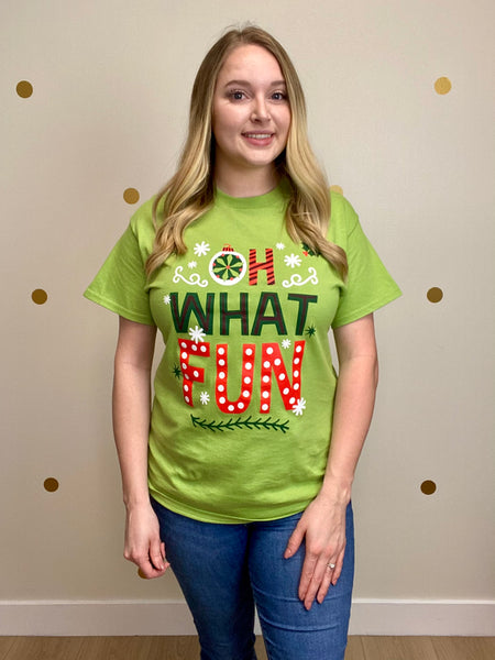 FINAL SALE Oh What Fun Christmas Tee