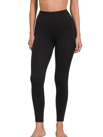 Black Microfiber Leggings