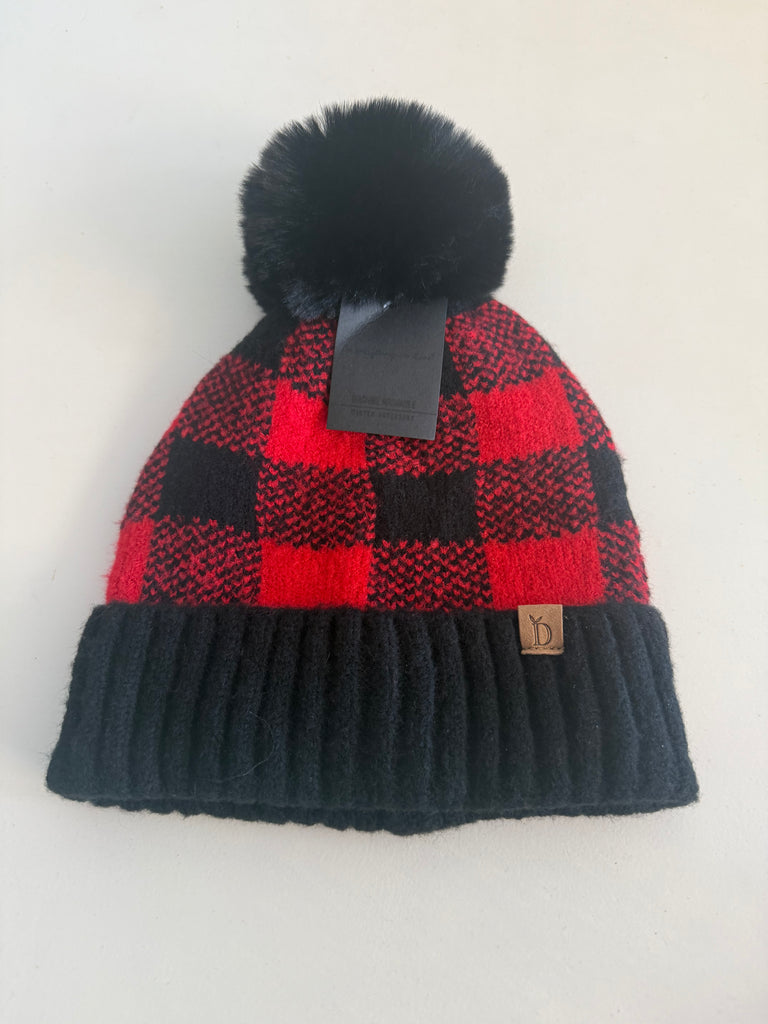 FINAL SALE Buffalo Plaid Beanie