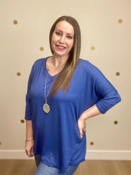 Blue Oversized Tunic