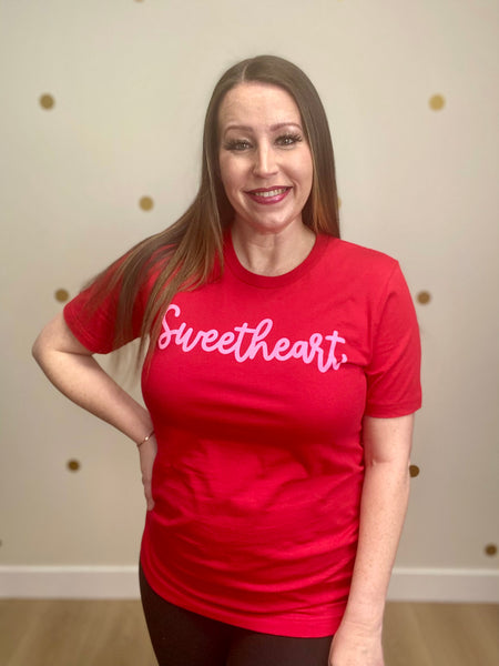 Red Sweetheart Tee