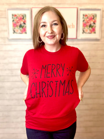 FINAL SALE Merry Christmas Tee