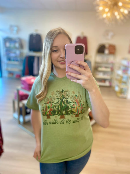 FINAL SALE Oh Come Let Us Adore Him Tee