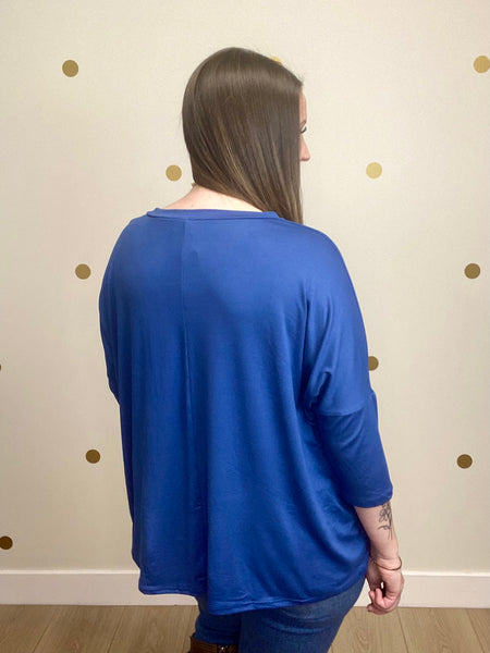 Blue Oversized Tunic