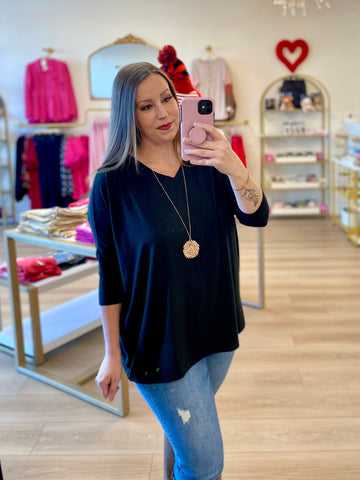 Black Oversized Tunic