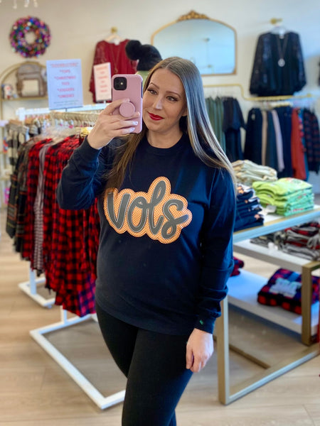 Vols Polka Dot Long Sleeve Tee