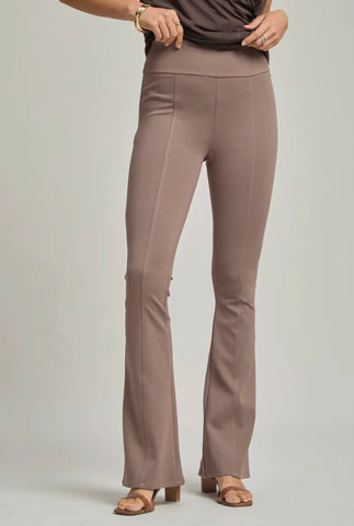 Mocha High Rise Flare Pants