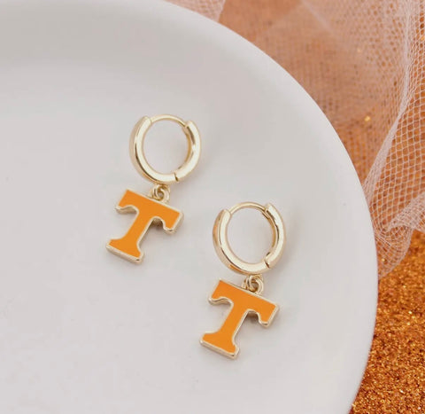 Tennessee Logo Hoop Earrings
