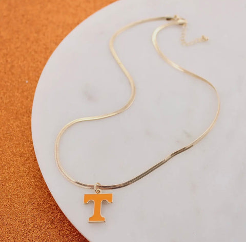 Tennessee Gold Logo 18” Necklace