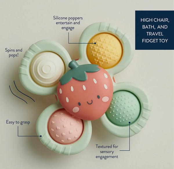 Itzy Ritzy Pop & Whirl Strawberry Toy