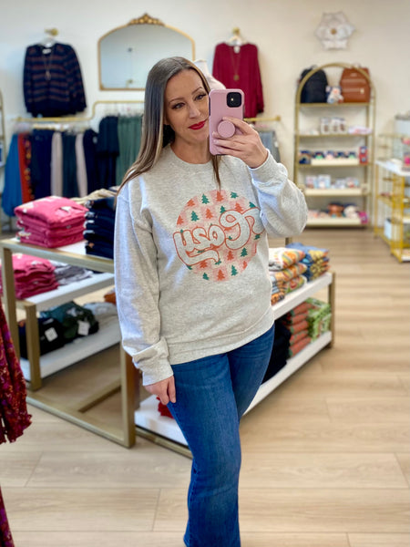 FINAL SALE Cozy Christmas Tree Sweatshirt