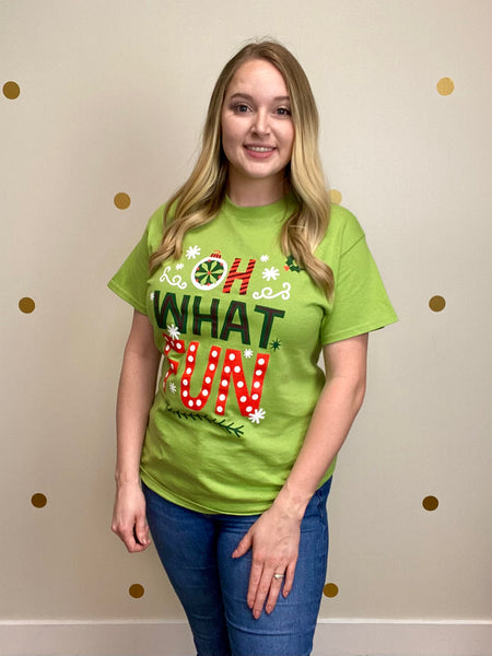 FINAL SALE Oh What Fun Christmas Tee