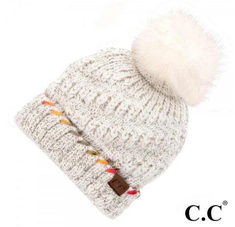 CC Beanie Ivory Ombre Beanie